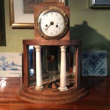 Portaluhr Biedermeier Kommodenuhr Uhr 1